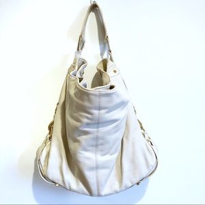 Rebecca Minkoff Lambskin Leather Hobo Shoulder Bag